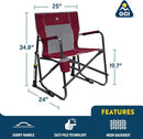 GCI Outdoor Freestyle Rocker Camping Chair | Portable Folding Rocking Chair - Brand New
