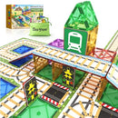 SOYEE 56 PCS MAGNETIC TILES ROAD TOPPERS SET AGES 3+ - MULTI - Like New
