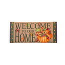 Evergreen Sassafras Pumpkin Bucket Entrance Doormat 22"x10", Insert Mat Only - Brand New