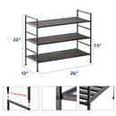 Titan Mall 3 tier Shoe Rack Metal Shoe Racks for Closets Shoe Organizer - Like New