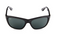 RAY BAN RB4154 57MM RECTANGLE SUNGLASSES BLACK FRAME BLACK LENSES - BLACK - Like New