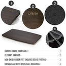 Prosumer's Choice Bamboo TV Turntable Stand Rotating Swivel TV Base B07RNMKBPG - Brand New