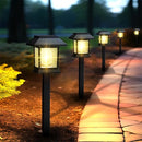 Greluna Solar Lights Outdoor, 6 Pack Waterproof Auto On/Off Solar Pathway Lights - Like New