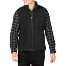 AMAZON ESSENTIALS MEN'S FULL ZIPPED POLAR FLEECE INSULATED VEST - BLACK - SIZE:L - Brand New