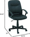 OIF Executive Office Chair Fixed Arched Arm Supports Up 250 LB OIF-LB4219 Black - Like New