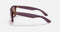 RAY BAN JUSTIN CLASSIC RB4165 TRANSPARENT VIOLET FRAME PINK BROWN GRADIENT 54MM - Like New