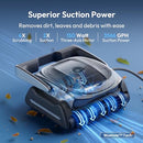 BUBLUE BUBOT 800P GEN2 POOL VACUUM SMART NAVIGATION LIGHT GRAY - Like New