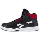 REEBOK WORK BB4500 WORK HIGH TOP SNEAKER - SIZE: MEN 10W - BLACK RED - Like New