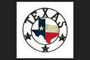 LL Home Map Circle Metal Texas Sign - Brand New