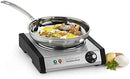 Cuisinart CB-30P1 Cast-Iron Single Burner Stainless Steel - Silver/Black Like New