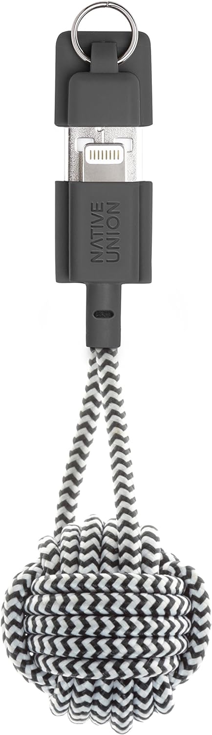 Native Union Key Cable USB-A to Lightning - ZEBRA New