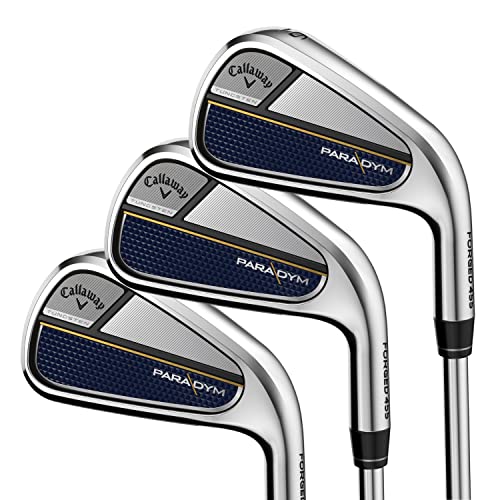 CALLAWAY GOLF 2023 PARADYM IRON SET 5 IRON - PW, AW, GW, Graphite Shaft - BLACK - Like New