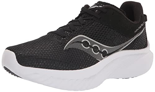 SAUCONY WOMEN'S KINVARA 14 SNEAKER SIZE WOMEN 6 BLACK/WHITE - Like New