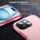 AEDILYS Shockproof for iPhone 15 Case, 15FT Military Grade Drop Protection- Pink Like New