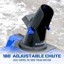 Snow Joe Electric Walk-Behind Single-Stage Snow Blower, 18-inch, 13-Amp - BLUE - Like New