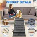 YORWHIN Dog Ramp for Dogs 39.4" Long Dog Stairs Pet Ramp 5 Adjust Grey - Brand New