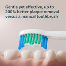 PHILIPS SONICARE 2100 RECHARGEABLE ELECTRIC TOOTHBRUSH, 1 BRUSH HEAD - WHITE - Like New