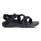 J106763 CHACO MEN'S ZCLOUD SANDALS - SIZE: MEN'S 9 SOLID BLACK - Like New