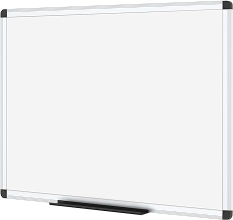 VIZ-PRO Magnetic Dry Erase Board, 36 X 24 Inches WB3624L - - Scratch & Dent