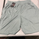 JUMP START MENS MOISTURE WICKING PERFORMANCE MESH SHORTS - SIZE: MEN L - SILVER - Brand New