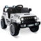 HIPICUTE 12V KIDS RIDE-ON TRUCK CAR | ELECTRIC VEHICLE, WHITE - WHITE - Like New
