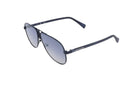 GUESS AVIATOR SUNGLASSES MATTE BLUE FRAME, BLUE GRADIENT LENSES, 61-10-145 - Like New