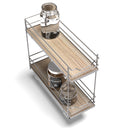 Home Zone Living Pull Out Kitchen Cabinet Organizer with 2 Tiers of Storage - Like New