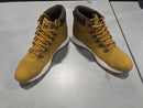 HENLEYS MEN'S MONTENEGRO PADDED COLLAR CASUAL BOOTS - SIZE: MEN 9 - WHEAT - Like New