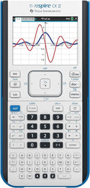 Texas Instruments TI-Nspire CX II Graphing Calculator NSCX2/TBL/1L1 - White - Like New
