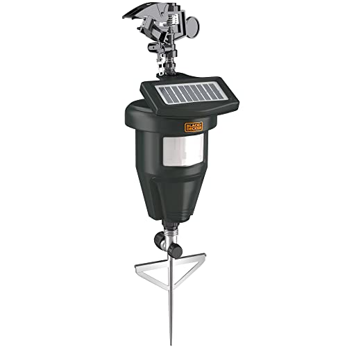 BLACK AND DECKER CAT REPELLENT OUTDOOR SQUIRREL DETERRENT SOLAR BDXPC803 - BLACK - Like New