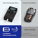 SUPVAN BLUETOOTH LABEL MAKER MACHINE SUPPORT KEYBOARD APP 30+ FONTS E11 - BLACK - Brand New