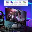 FIODIO 24" Curved 75Hz Refresh Rate Computer Monitor FHD 1080P 24C1F - Black - Like New