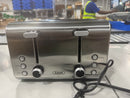 GEVI TOASTER 4 SLICE - STAINLESS STEEL - Like New