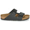 0051793 Birkenstock Arizona Unisex Sandals, Black Narrow, Size 6 - Like New