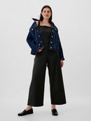 502205 GAP WOMEN'S SQUARENECK JUMPSUIT SIZE: WOMEN XL - BLACK - Brand New