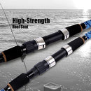 Fiblink Surf Spinning Fishing Rod 2 Piece Saltwater Spinning Fishing Rod 11' - Brand New