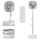 MAGESH PORTABLE OSCILLATING PEDESTAL FAN REMOTE 120° ROTATION M1Y - GRAY - Like New