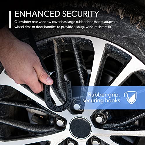 FrostGuard Rear Windshield Cover for Ice and Snow, For SUVs and Trucks - Black - Like New