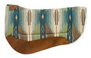 Weaver Leather All Purpose Contoured Barrel Saddle Pad, Teal/Green 28" x 34" - Like New