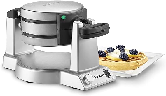 Cuisinart Maker Waffle-Iron Double Stainless Steel WAF-F20 - SILVER - Like New