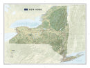 NATIONAL GEOGRAPHIC NEW YORK WALL MAP (40.5 X 30.25 IN) NATIONAL GEOGRAPHIC MAP - Brand New