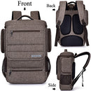 18.4 Inch Laptop Backpack,BRINCH Water Resistant Large Travel Backpack - Brown - Brand New