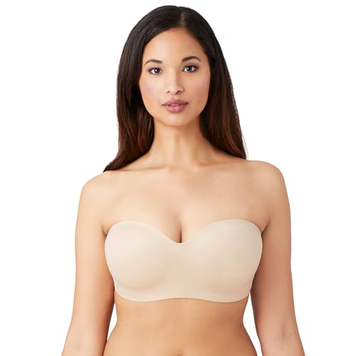 WACOAL WOMENS STAYING POWER WIRE STRAPLESS CONVERTIBLE BRA 36D SAND - Like New