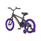 JETSON LIGHT RIDER 16" KIDS' LIGHT UP BIKE ADJUSTABLE HANDLEBAR - BLACK/PURPLE - Like New
