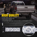 Xprite 31.5 Inch LED Traffic Advisor Strobe Light Bar 13 Mode Cigarette - White - Brand New