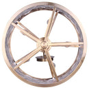 CANARM FRANKIE 5-LIGHT CHANDELIER, MODERN CEILING LIGHT - GOLD - Like New