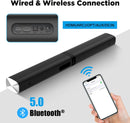 Assistrust Wired & Wireless Sound Bars for TV, Bluetooth 5.0 Like New