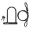 MASTER LOCK 7.25" U LOCK,LOOPED END CABLE 7-1/4 "U LOCK + - Scratch & Dent