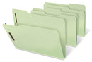OFFICE DEPOT EXPANDING PRESSBOARD FOLDERS  8-1/2" X 11" BOX OF 25 - GREEN - Like New