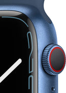 For Parts: APPLE WATCH 7 GPS CELLULAR 45mm BLUE ALUM ABYSS BLUE FOR PART-MULTIPLE ISSUES